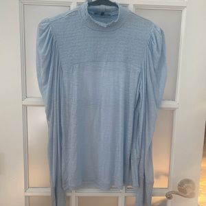 NWT 7 For All Mankind Puff Sleeve Top